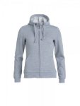 Basic-Hoodie-FullZip-Dam-Gråmelerad