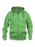 Basic-Hoodie-FullZip-Herr-Apple-Green