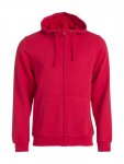 Basic-Hoodie-FullZip-Herr-RödF